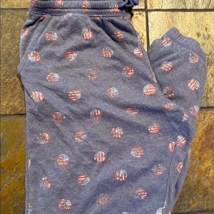 RETIRED AMERICAN DREAMS JAX SWEATPANTS EUC